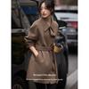 Mohan Yimei Women's Petite Double-Sided Wool Coat