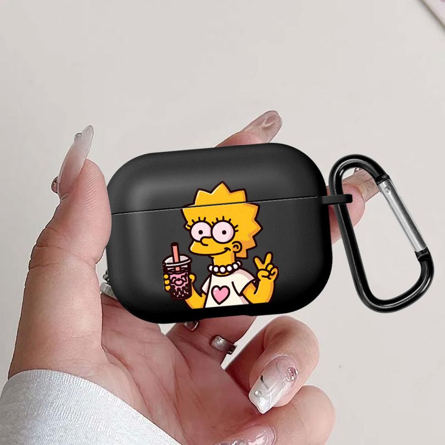 

Мультяшний чохол Сімпсони для Airpods 1 Pro3 Pro2 3 Pro 4 2 Чохли-обкладинки для навушників for Airpods 4
