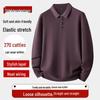 Dibinze Men's Oversized Comfortable Soft-Touch Long-Sleeve Sweater