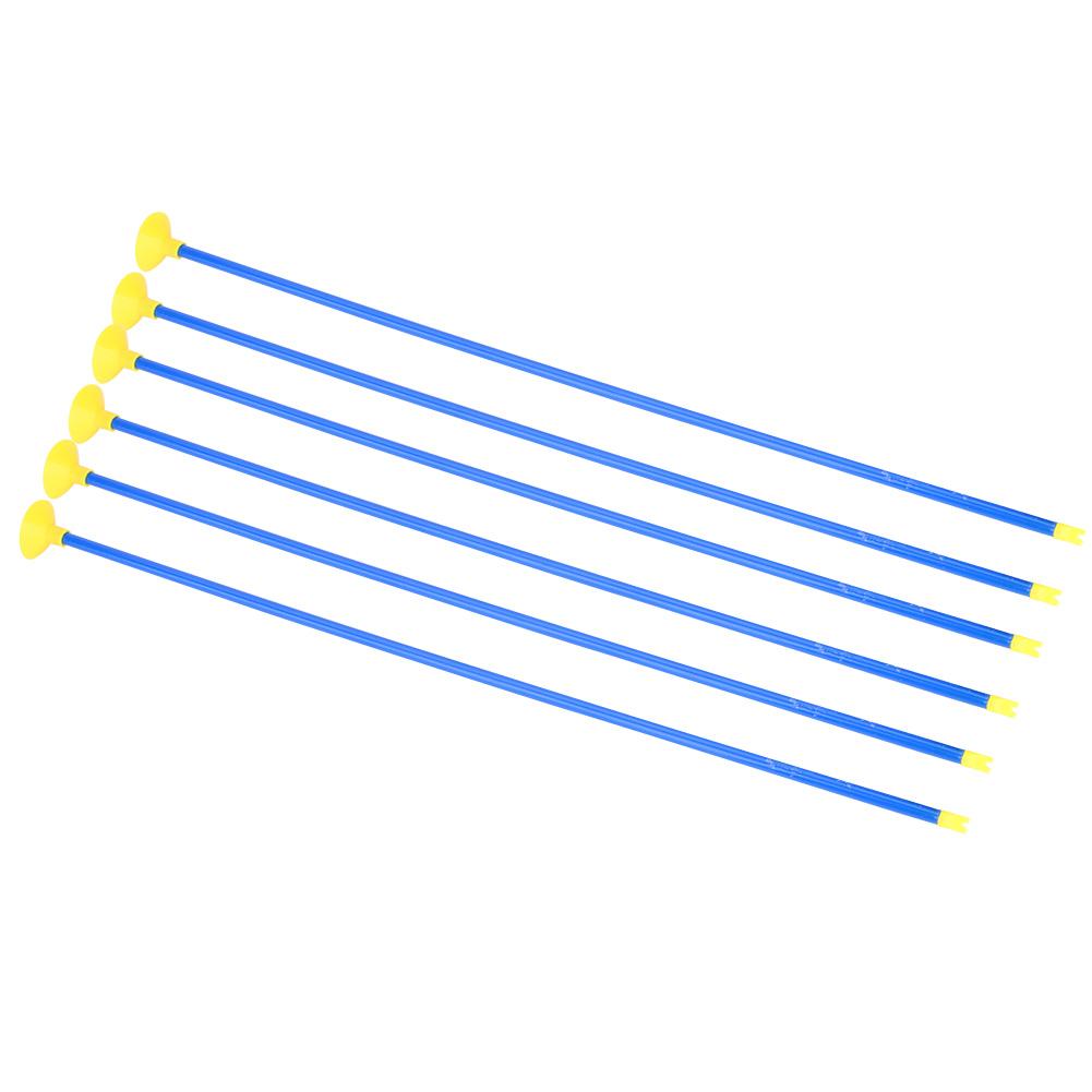 6pcs Creative Children Sucker Arrows for Archery Bow Youth Outdoor Sports Shooting Game Toy