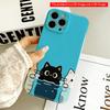 Cute Cats Swimming In Blue Water Phone Case All Inclusive Film Hard Phone Case, Compatible with iPhone 18 Pro Max 17 16 15 14 13 12 11
