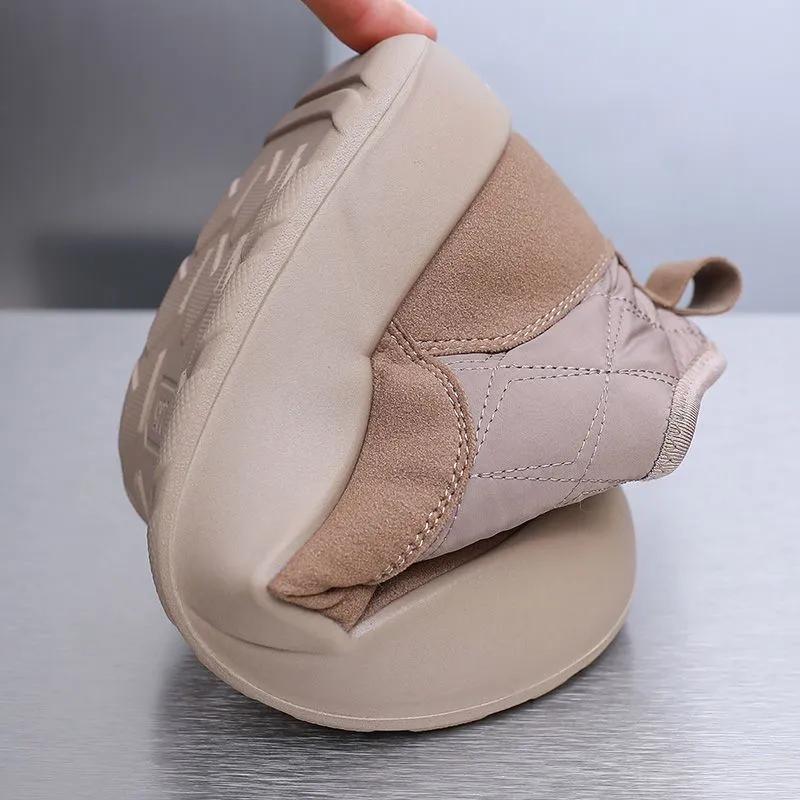 Winter Women's Snow Boots Warm Chunky Platform Snow Boots Non-Slip Water Resistant Ankle Booties Shoes Faux Fur Lining Walking Short Boots for Women