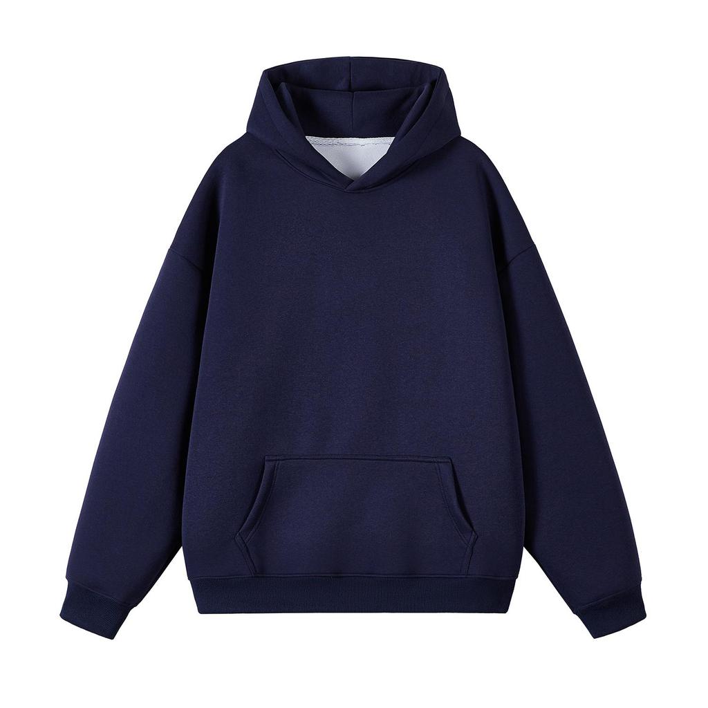 Frühling Herren Unifarbene Kapuzenpullover High Street Baumwoll-Pullover Hoodies 2026 Neue Herren Y2K Vintage Kapuzenpullover Kleidung