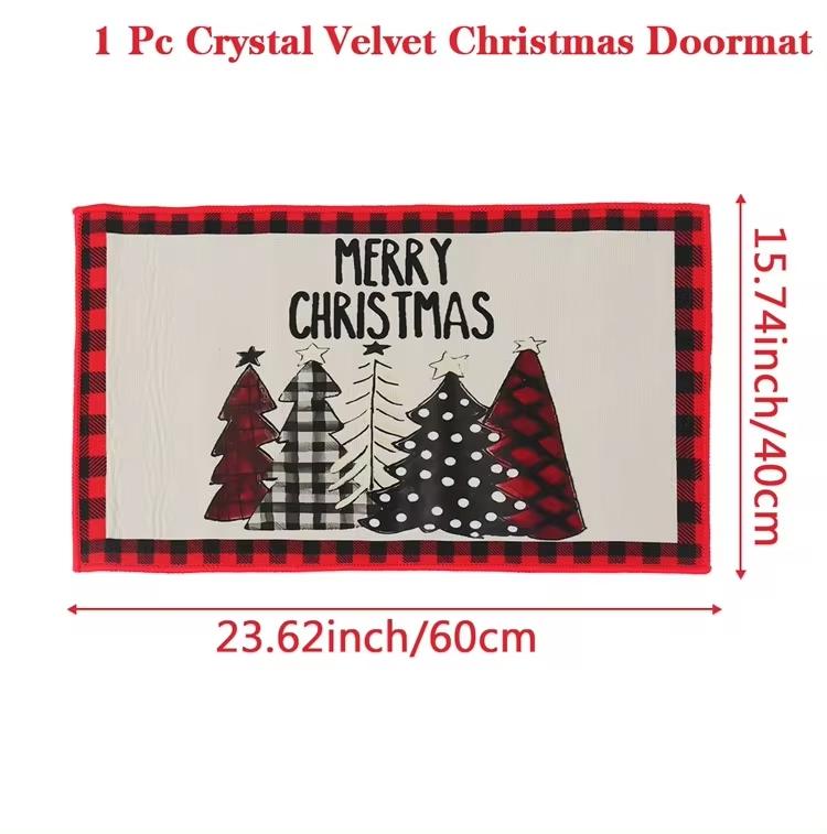 Christmas Door Mat Santa Claus Carpet Marry Christmas Decoration For Home 2026 Xmas Gifts Navidad Natal Noel Happy New Year 2026