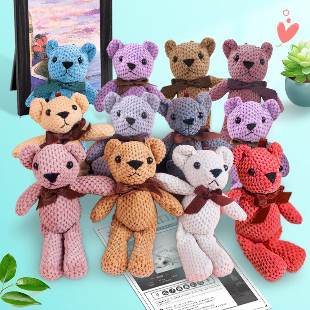 Party Decor Toy Decorations Key Pendant Soft Toys Bear Stuffed Toys Bear Plush Toy Stuffed Animals