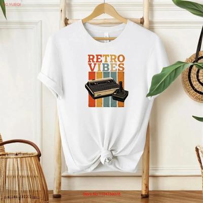 Retro Gaming T Shirt Perfect For Gamers Casual Wear Video Game Lovers Nostalgia Fans Birthday S Vibes Vintage Stretched
