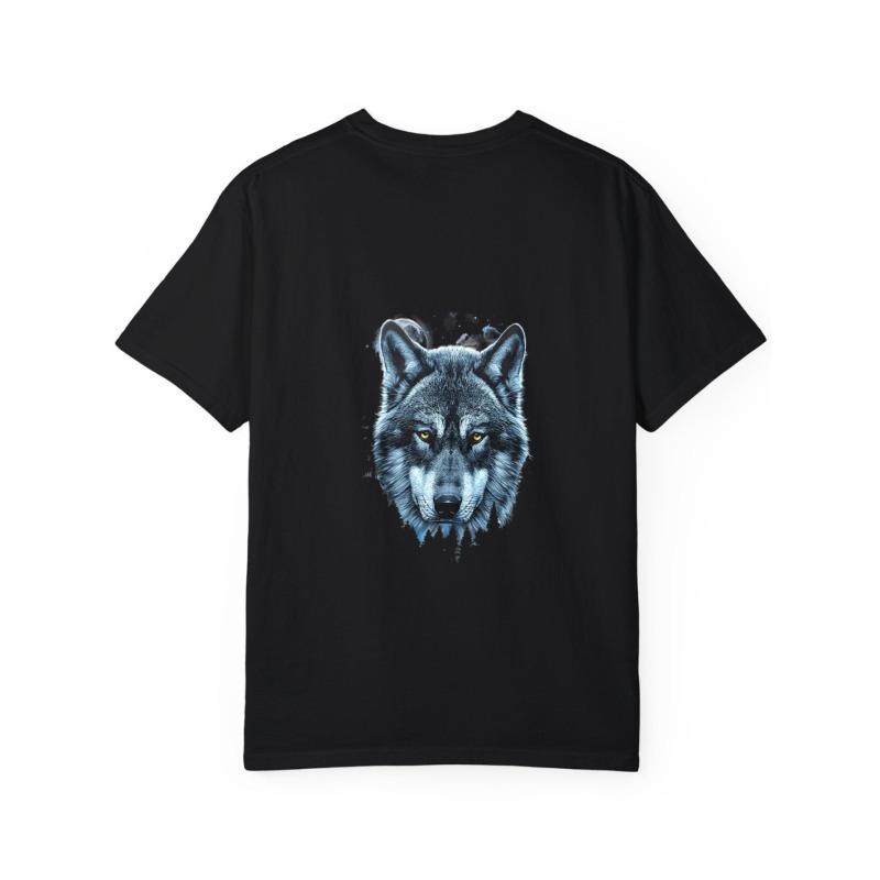 Wolf Head Graphic T Shirt White Wolf Print Casual Wear for Men and Women Outdoor Adventure Streetwear Fashion Top