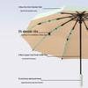 Colorful Auto-Safety Sunscreen Umbrella with Anti-Rebound Feature and Custom Logo Printing