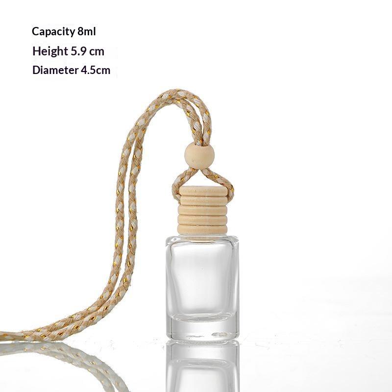 Empty Refillable Hanging Car Diffuser Bottles 21PCS 8ml Transparent Air Freshener Perfume Container Gift for Friends