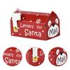 50pcs Christmas Mailbox Shape Candy Gift Box Kids Xmas Cookie Snack Packing Box Bag Navidad Noel Home Decor New Year