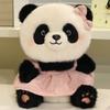 Good Quality Cartoon Panda Plush Toys Cute Elegant Cozy Panda Doll Wearing Princess Dress Sweater Kids Gift Multiple Styles