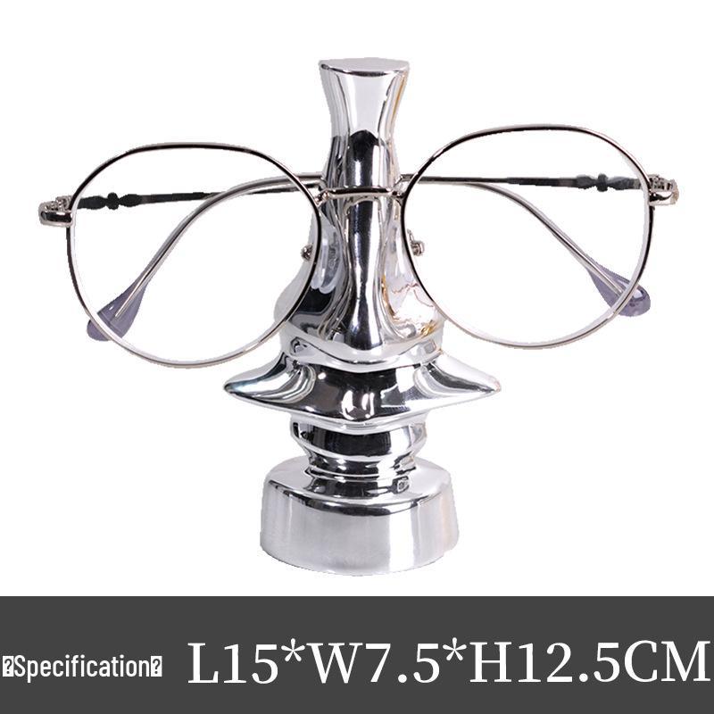 Contemporary Glasses Stand: Light Luxury Ornament for Hotel, Office, or Living Room