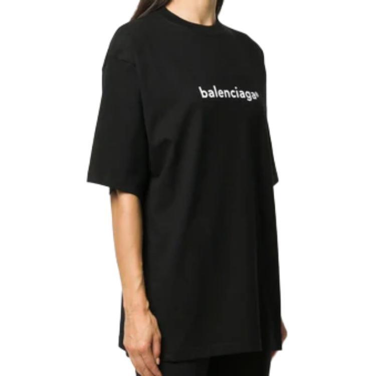 Balenciaga T Shirt Women's Black 620941TIV541070