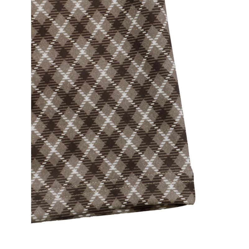YYFS Women's Fashion Casual Plaid Print High Waist Trousers Pants & Capris