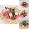 Decorative Rose Flower Set With Realistic Silk Material For Party And Event Decor