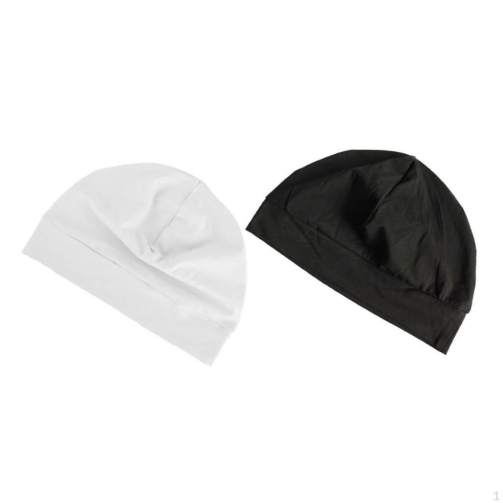 2 Pieces Sleeping Cap for Cycling Dancing Women Men Travel