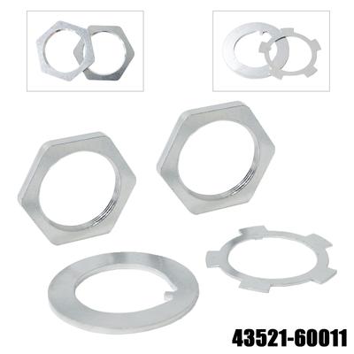Front Axle Hub Spindle Lock Nut Washer Kit 43521-60011 For Toyota Hilux