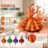 3D Printed Spinning Ballerina Fidget Toy Ballet Spinner Sensory Toy Expanded Whirling Spiral Desk Toy for Adults Teens Stress Relief