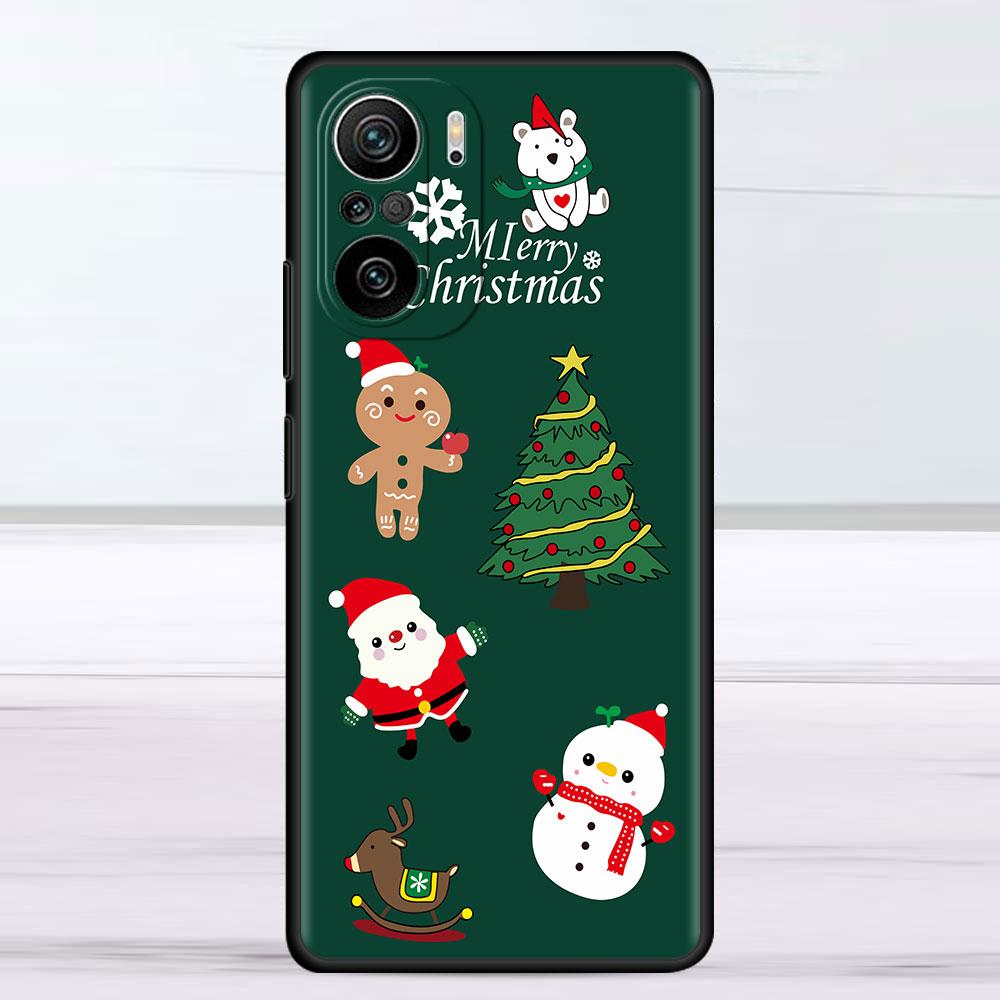 

Рождественский чехол со снеговиком для Xiaomi Redmi Note 11 10 9S 9 K40 Pro 7 8 9A 9C 8T 9T 10C 10Pro силиконовый чехол для телефона Redmi K40 Pro
