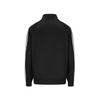 adidas Vintage Sports Side Stripe Stand Collar Jacket, Unisex Fashion Long Sleeve Daily Casual Versatile Black Outerwear TR30JT-BW