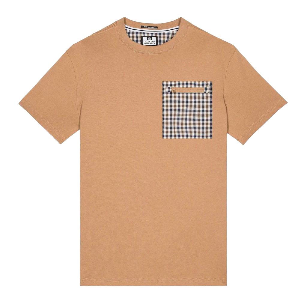 Weekend Offender Mens Gorman House Checked Pocket T-Shirt