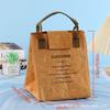 Isolierte Tyvek-Lunchtasche - Individuelle Kraftpapier-Bento-Tasche für Büroangestellte