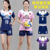 Men Women Volleyball Jersey Set Quick Dry Short Sleeve Training Uniform Match