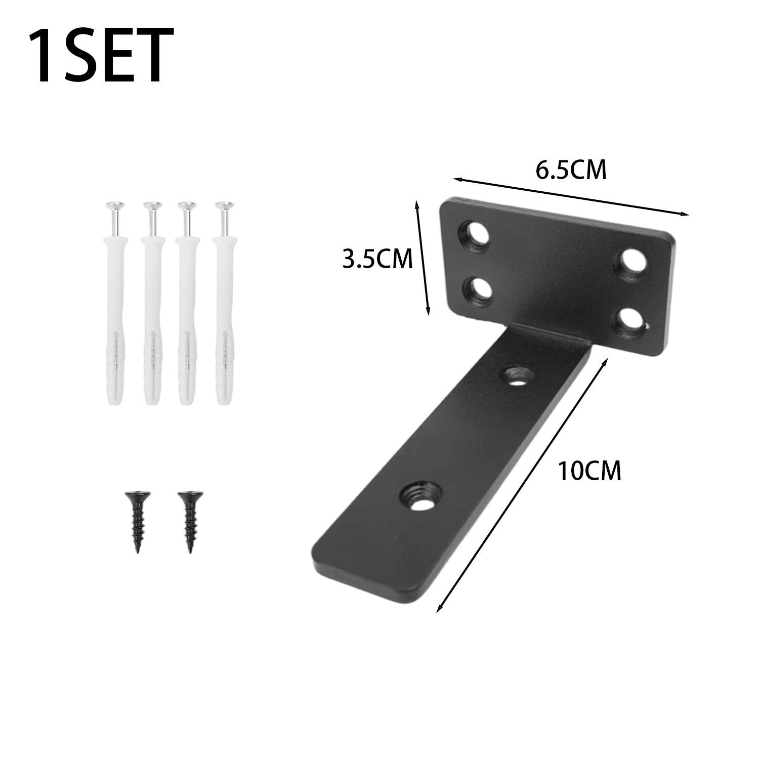 

10/15/20CM Concealed Right Angle Bracket Desk Shelf Furniture Holder Shelf Support Wall Mounted Holder Hardware Home Kitchen As shown
