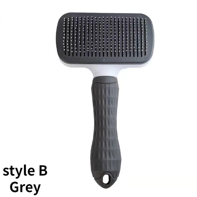 2 Pcs/1 PC Dog Hair Remover Brush Cat Dog Hair Grooming and Care Comb for Long Hair Dog Pet Removes Hairs Cleaning Bath Brush Pet Supplies Accessories