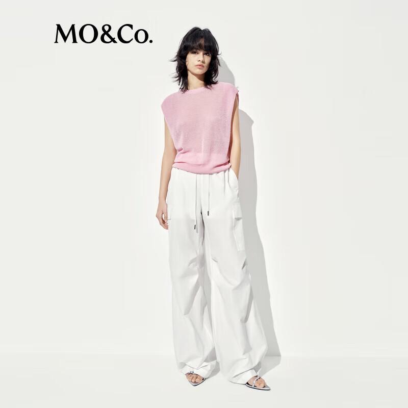 MO&Co. Women s Deconstructed Backless Knitted Vest L