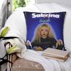 Sabrina Carpenter Amerikanische Sängerin Kissenbezug Vintage Kissenbezug Quadratischer Kissenbezug Kissenbezüge Für Auto Haus Dekorativ