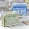 Holiday Time Pencil Bag Pen Case Leisure Design Detachable Front Pack Handle Storage Pouch for Stationery School