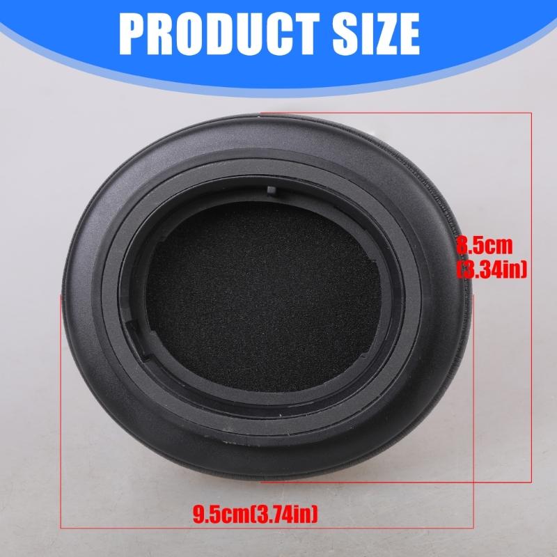 1 Paar Ohrpolster Leder Ohrpolster Ohrkissenbezug Memory-Schaum Ohrmuscheln für BH76 Plus Headsets