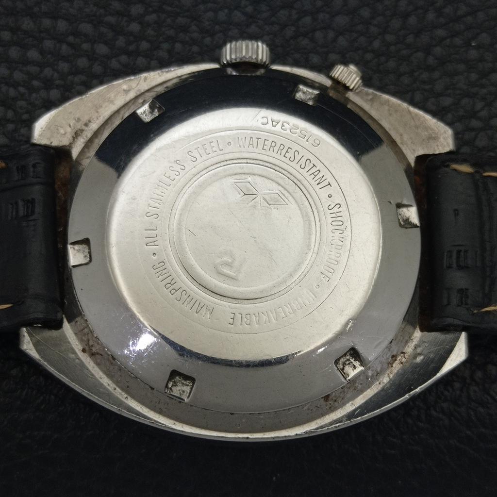 RICOH R31 AUTOMATIC JAPAN MENS VINTAGE SILVER COLOR DIAL WATCH a701946-5 R207-a701946