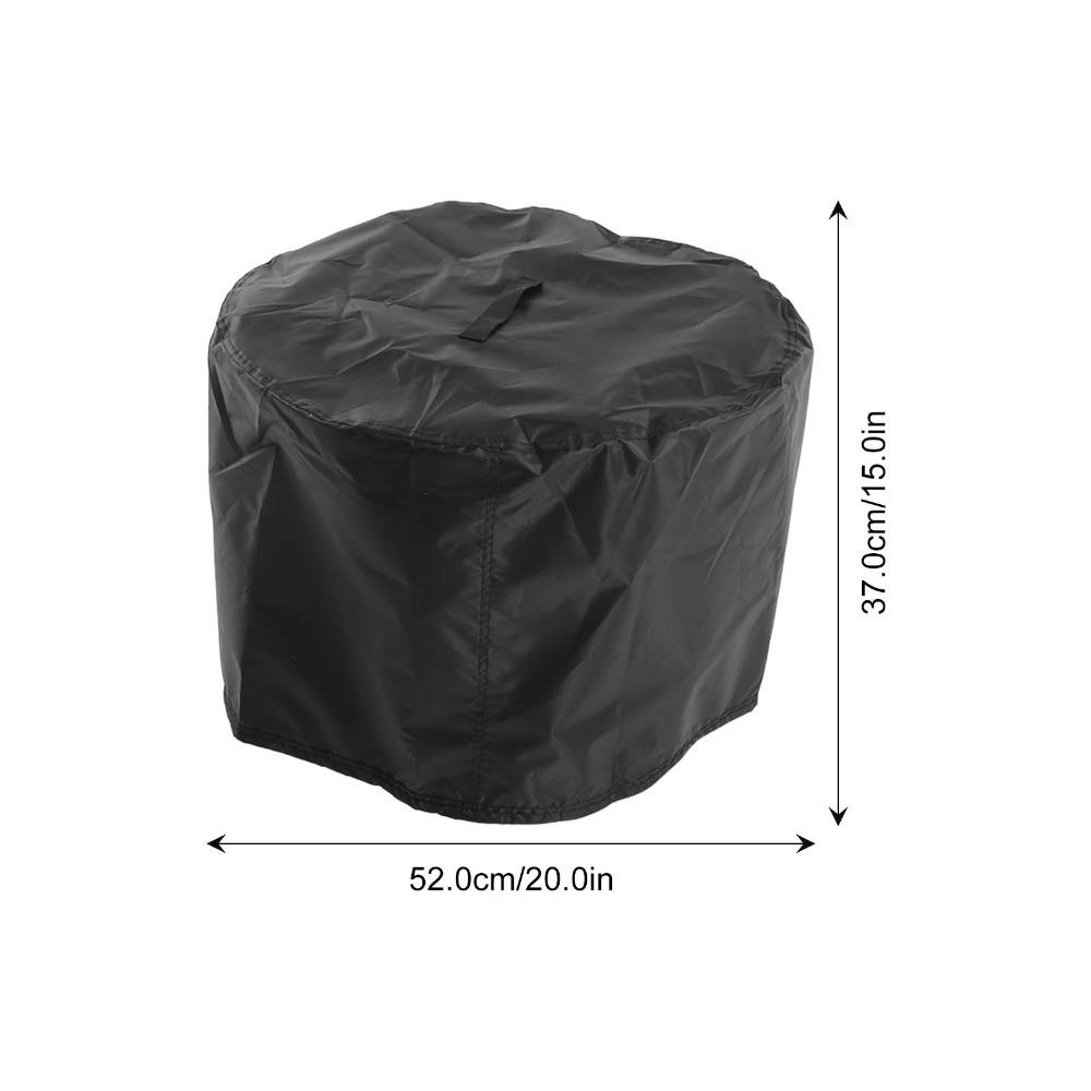 Rainproof Barbecue Round Cover Dustproof Waterproof BBQ Cover Electric Grill Cover Outdoor Use
