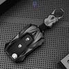 2 Buttons for VW Volkswagen Golf 4 5 6 MK6 Polo Tiguan Passat B5 B6 B7 Jetta Lavida for Skoda Octavia Metal Car Key Case Cover