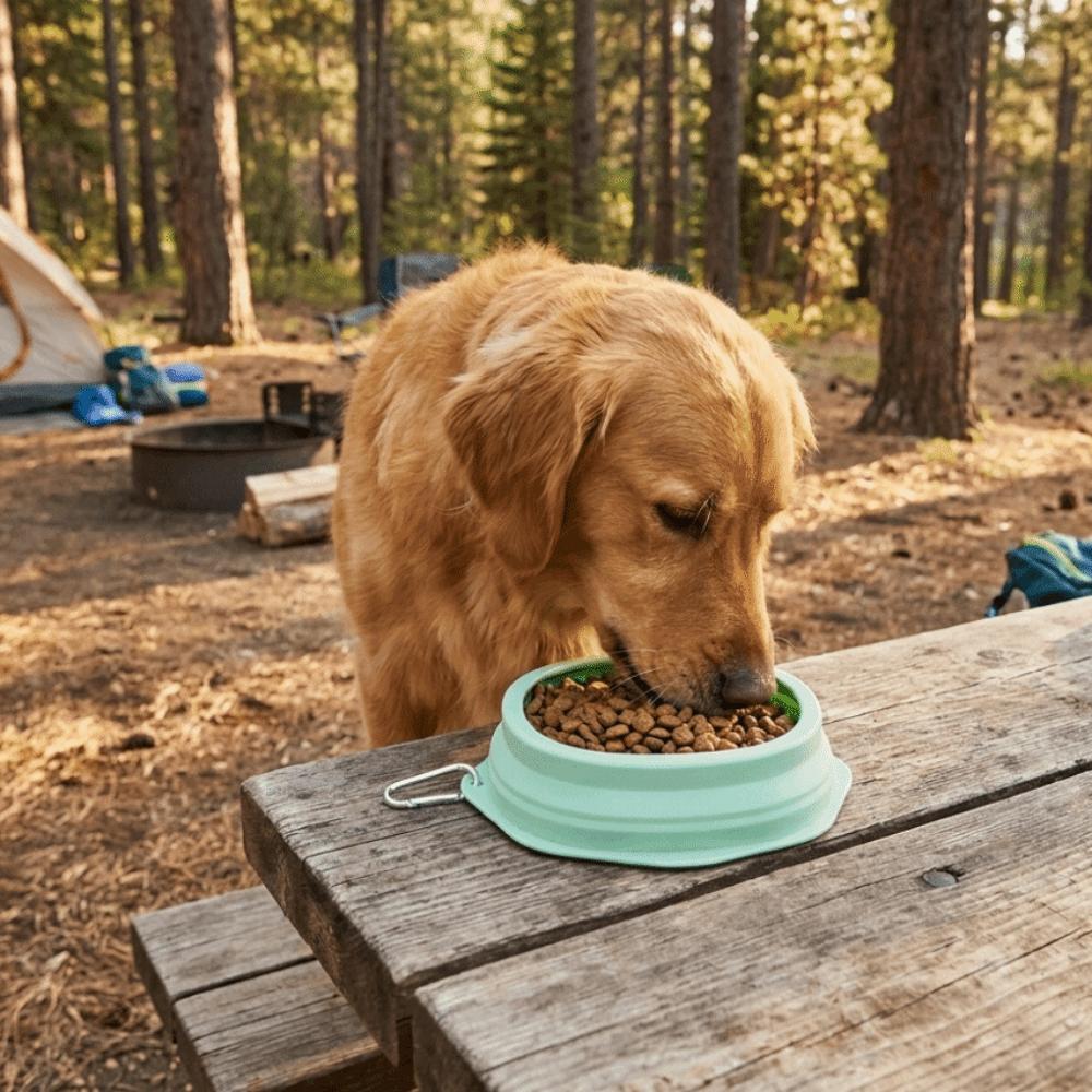 Prevent Overflow Silicone Pet Bowl Hanging Pet Food Dish Pet Water Bowl  Pet Feeding Supplies