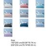 Solid Color Summer Ice Silk Quilted Quilt Thin Breathable Cooling Blanket Throw Blanket  Dormitory