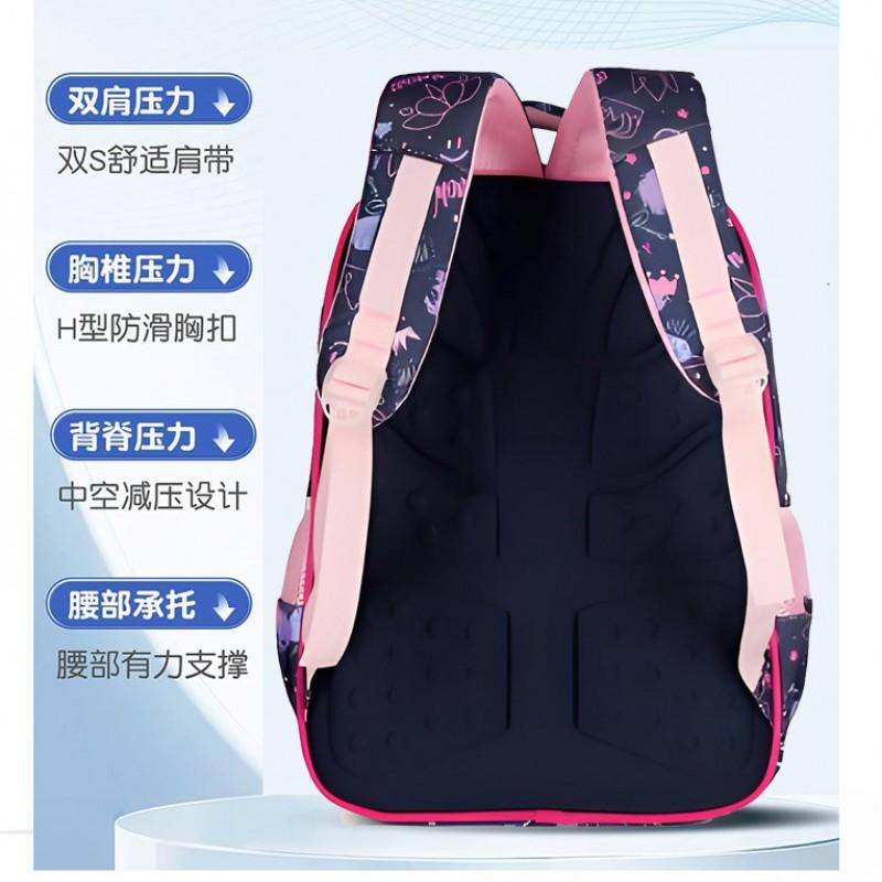 Kids School Backpack Grades 3-4 3D Hard Shell Cartoon Design Lightweight Waterproof Oxford Fabric With Air Cushion Straps