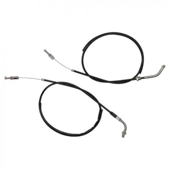 Push Pull Throttle Cable Set For Honda CB400 CB550 CB750 FT500 Shadow Aero 750