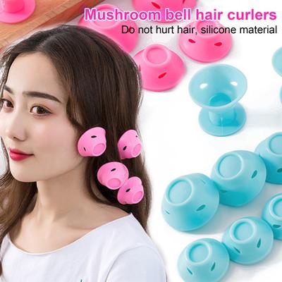 20 Stück Silikon-Pilzglocken-Lockenwickler, keine Hitze, für Frauen, über Nacht schlafende Lockenwickler, faule Mädchen, nass, trocken, kurzes und langes Haar, Lockenwickler-Styling-Tools