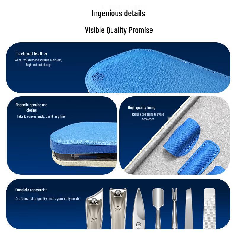 777 7-Piece Nail Clipper Set