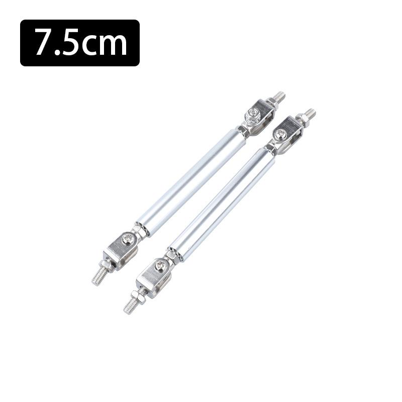 2X Universal Racing Ρυθμιζόμενο Σετ Μπάρα Στήριξης Διαχωριστή Χείλους Μπροστινού Πίσω Προφυλακτήρα Racing 75mm/100mm/150mm/200mm Στυλ Αυτοκινήτου Tunning