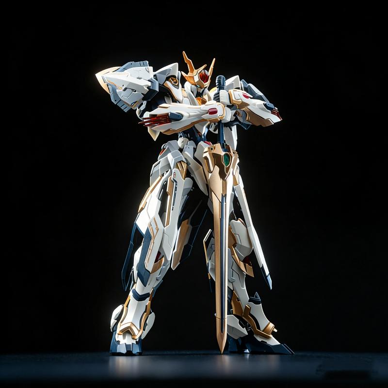 Emperor Huang 1/100 Alloy Skeleton Mecha Model Kit Assembly Toy Action Figures With Celestial Dragon Desktop Ornament Boy Gift