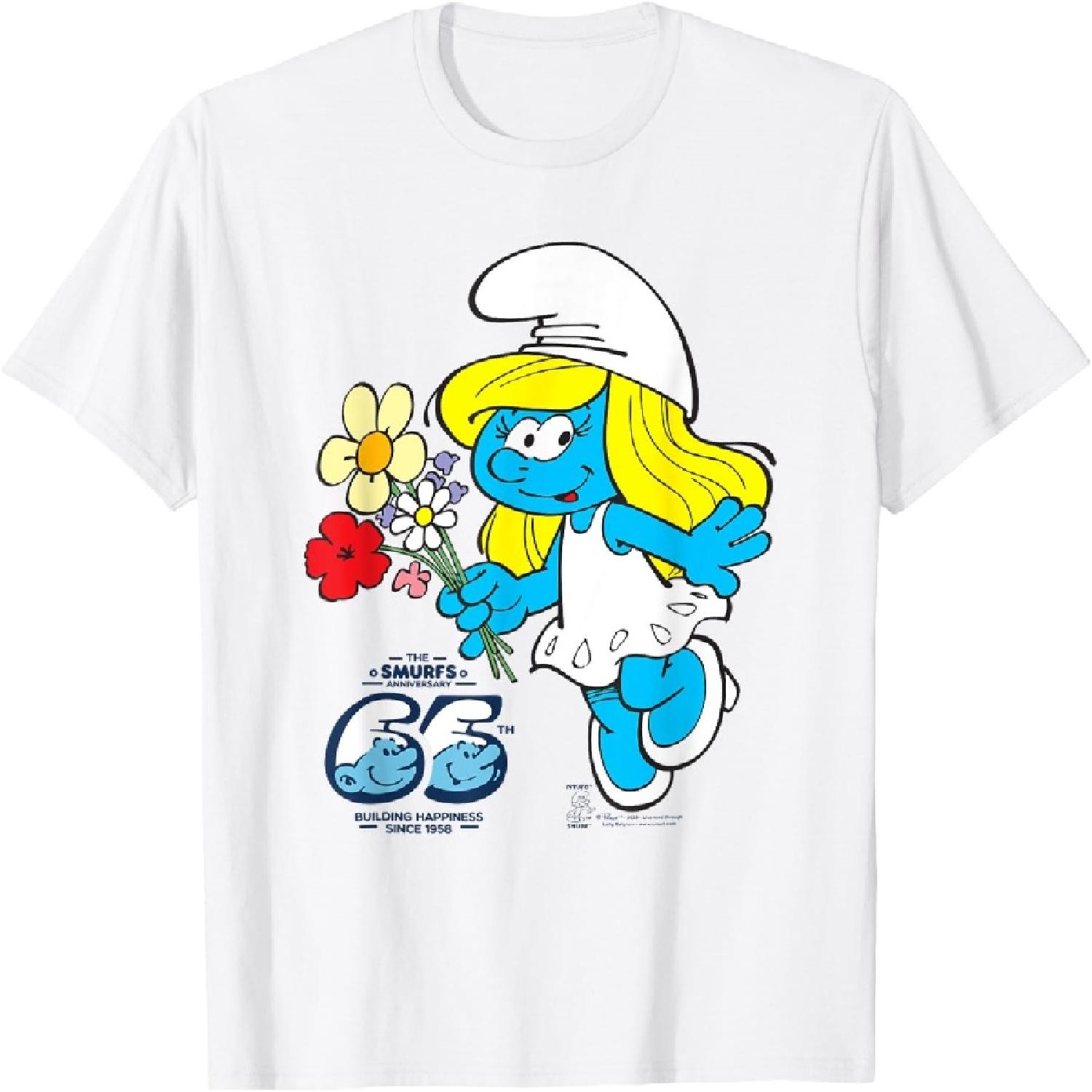 

The Smurfs 65th Anniversary Smurfette T-Shirt S білий