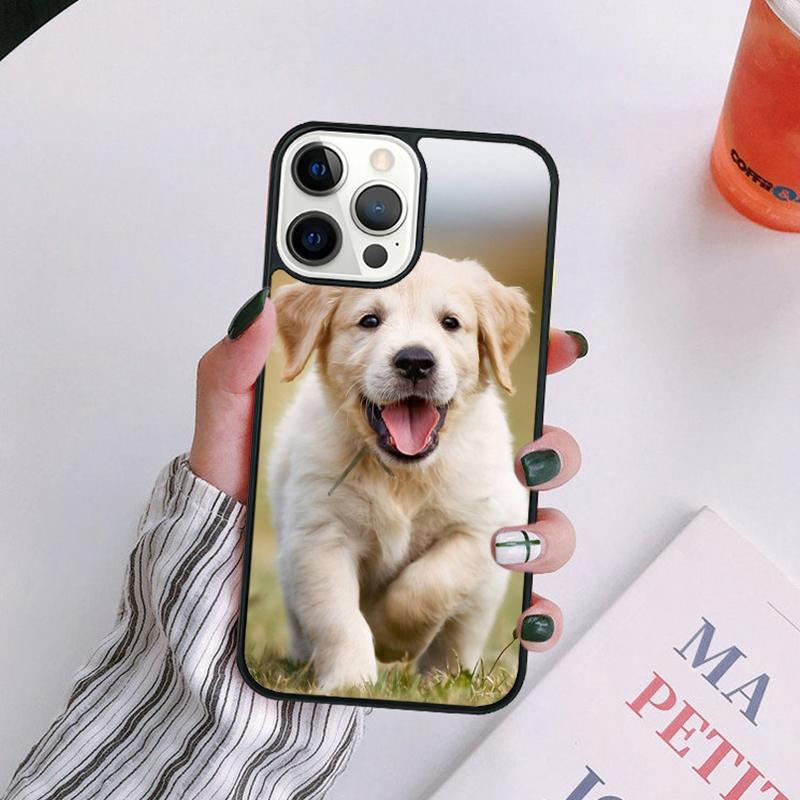Golden Retriever Dog Phone Case For iPhone 17 Air 14 13 12 16Pro Max 15 11  Plus Max Cover Shell Coque