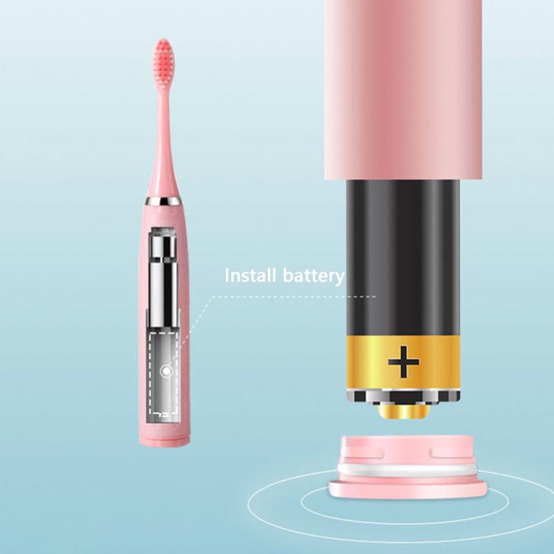 1Pcs Sonic Electric Toothbrush High Frequency Cleaning Toothbrush Portable Battery Endurance Electric Toothbrush Oral Care