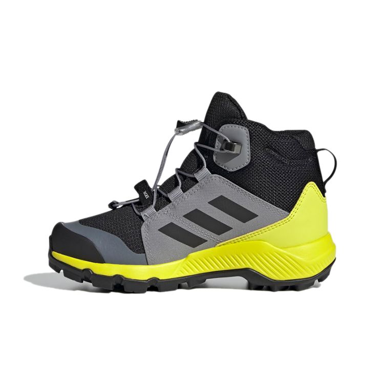 Adidas Terrex Mid Gtx Hiking K Comfortable Durable High-Top Outdoor Shoes Kids Shoes Black Gray FX4166