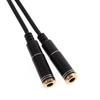 3.5mm Male To 2 Female Audio Extension Cord Earphone Audio Splitter Cable,Length: 30cm