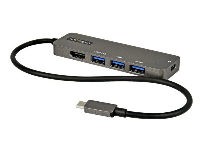 USB-C Multiport Adapter - Startech - DKT30CHPD3 - 4 Ports - 4K Ultra HD - HDMI 2.0